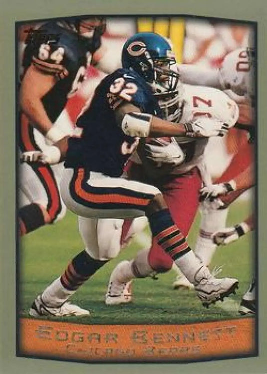 1999 Topps #35 Edgar Bennett EX Excellent Chicago Bears Football Card - Football Card Single
