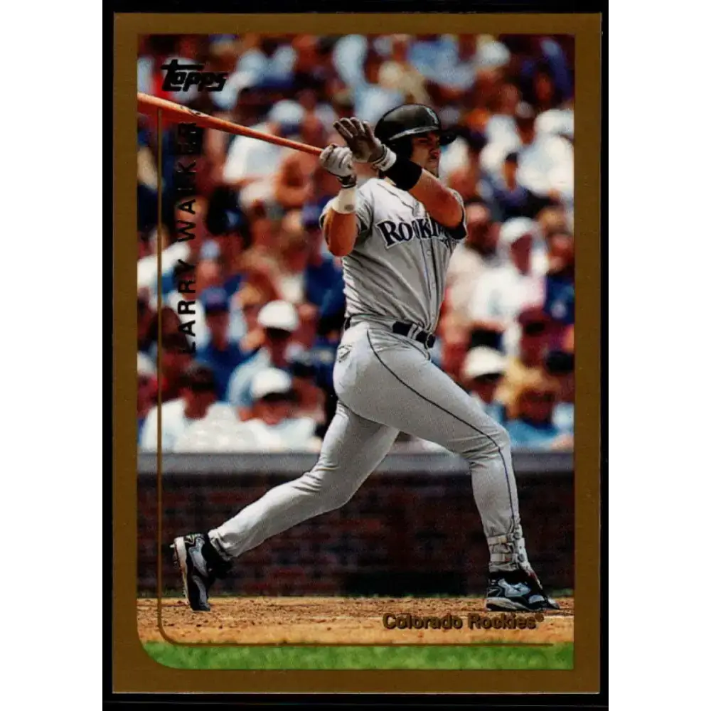 1999 Topps #350 Larry Walker NM-MT Colorado Rockies Baseball Card - Baseball Card Single