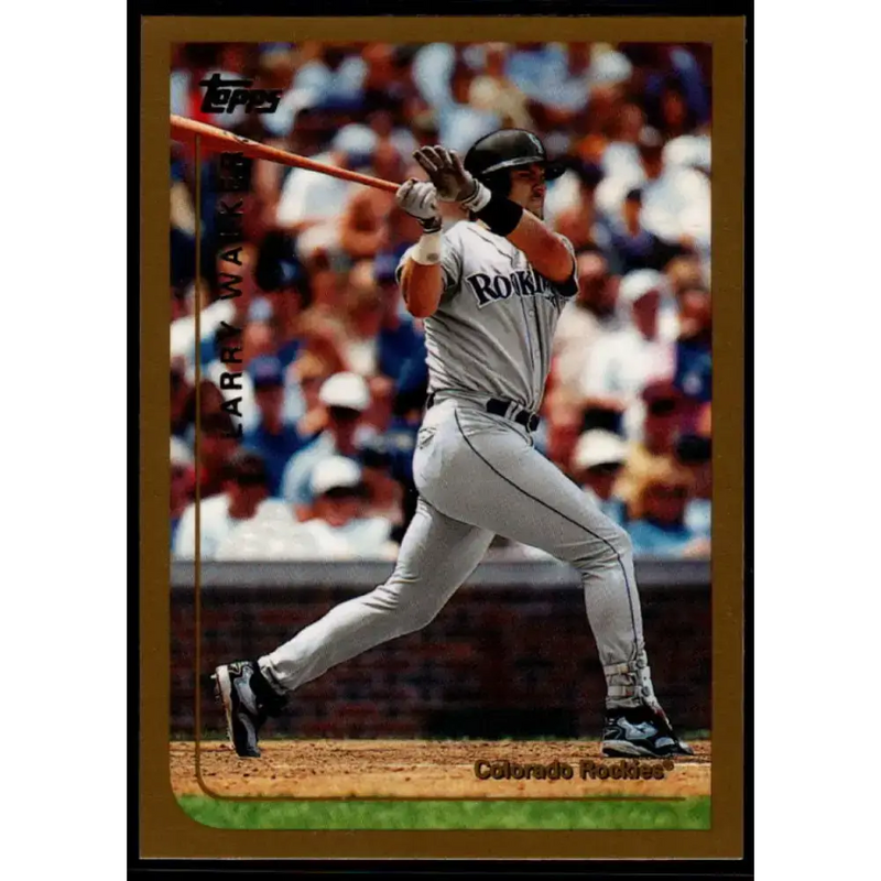 1999 Topps #350 Larry Walker NM-MT Colorado Rockies Baseball Card - Baseball Card Single