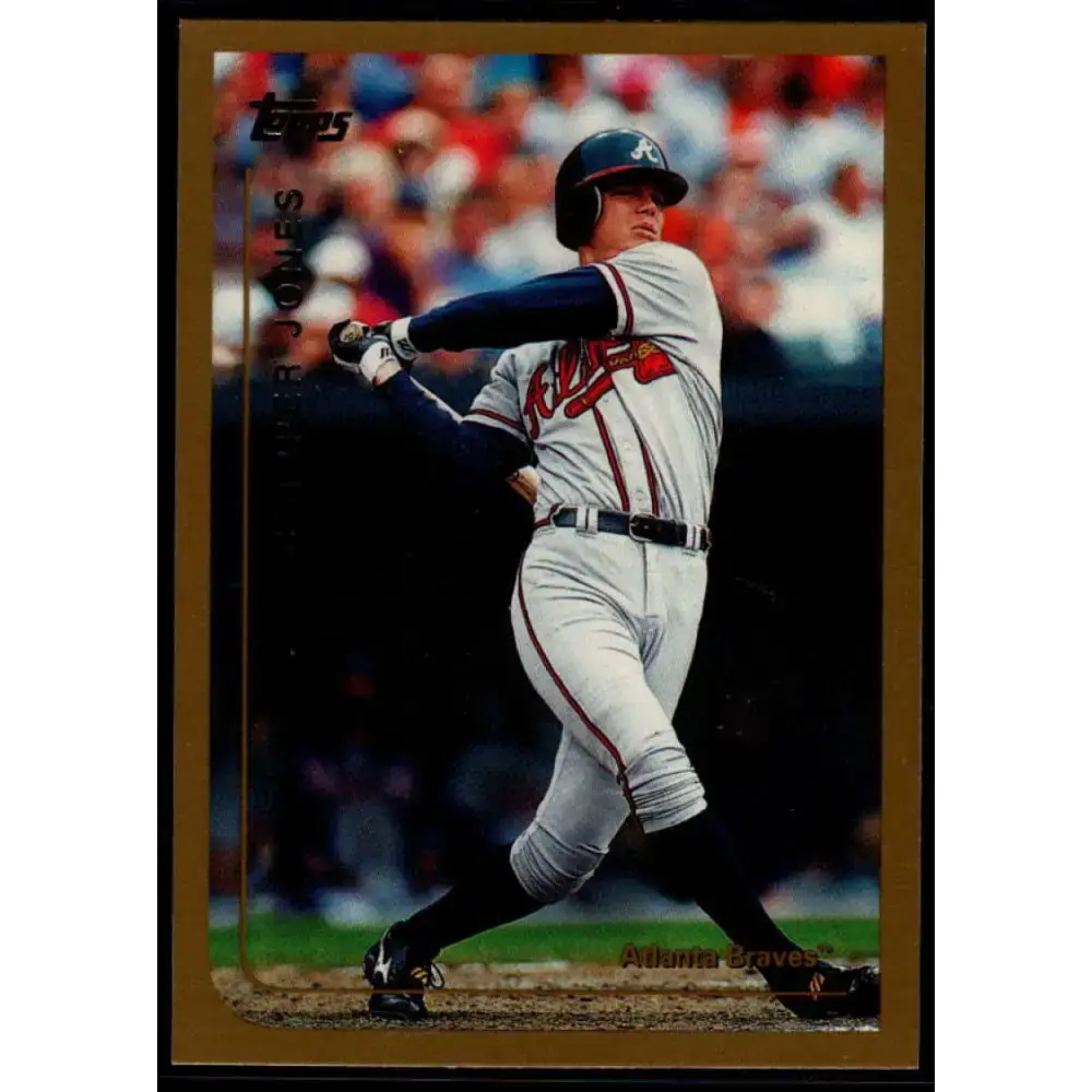 1999 Topps #355 Chipper Jones NM-MT Atlanta Braves Baseball Card - Baseball Card Single