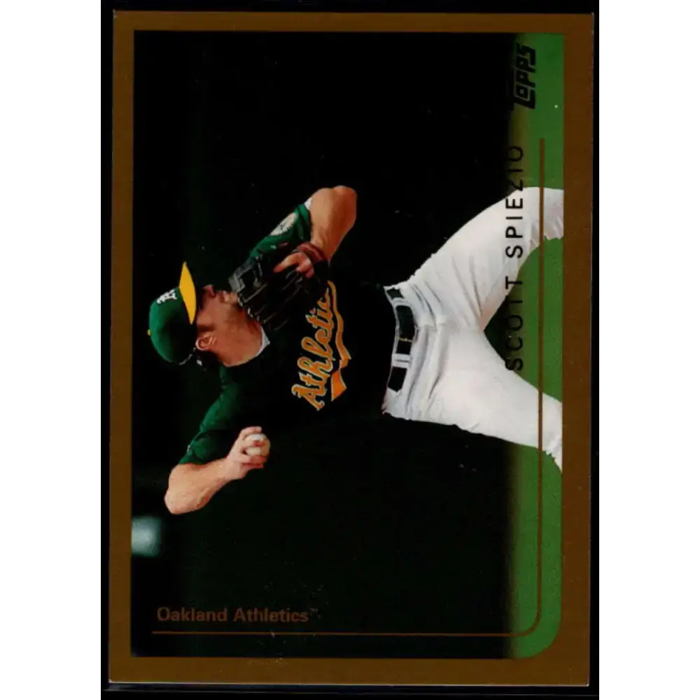 1999 Topps #362 Scott Spiezio NM-MT Oakland Athletics Baseball Card - Baseball Card Single