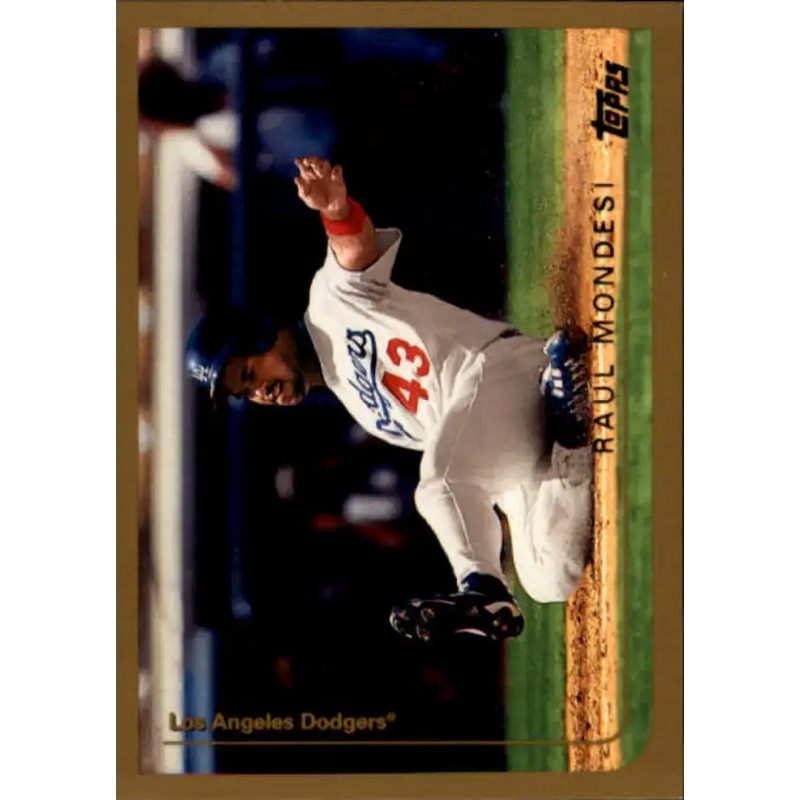 1999 Topps #365 Raul Mondesi NM-MT Los Angeles Dodgers Baseball Card - Baseball Card Single