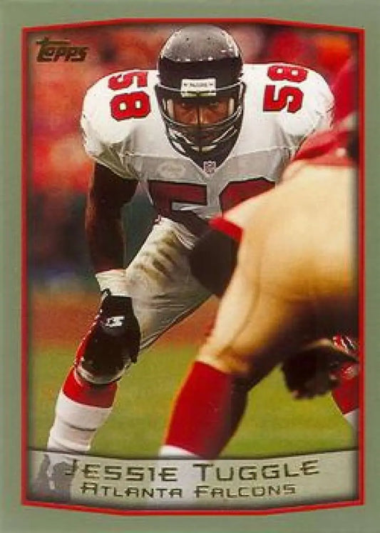 1999 Topps #37 Jessie Tuggle EX Excellent Atlanta Falcons Football Card - Football Card Single