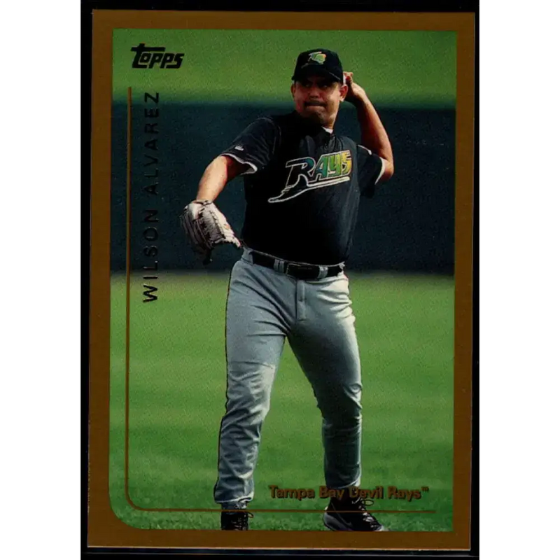 1999 Topps #371 Wilson Alvarez NM-MT Tampa Bay Devil Rays Baseball Card - Baseball Card Single