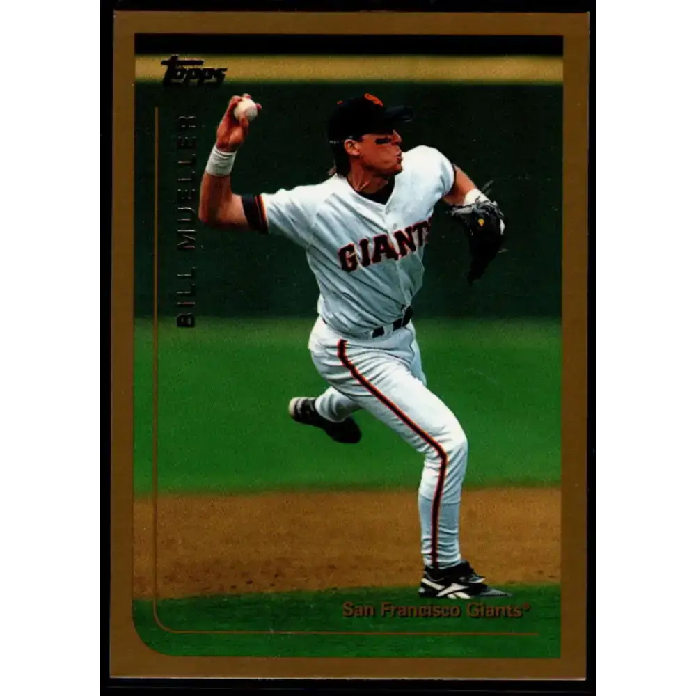 1999 Topps #377 Bill Mueller NM-MT San Francisco Giants Baseball Card - Baseball Card Single