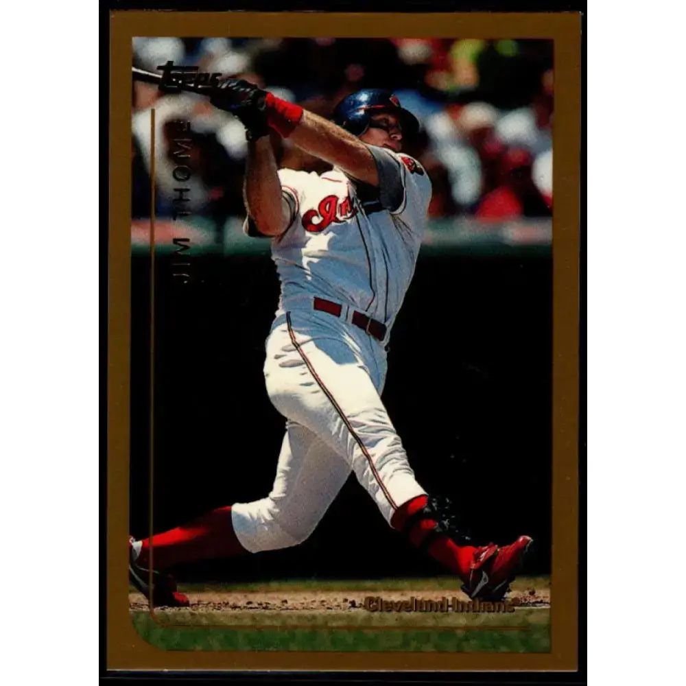 1999 Topps #380 Jim Thome NM-MT Cleveland Indians Baseball Card - Baseball Card Single