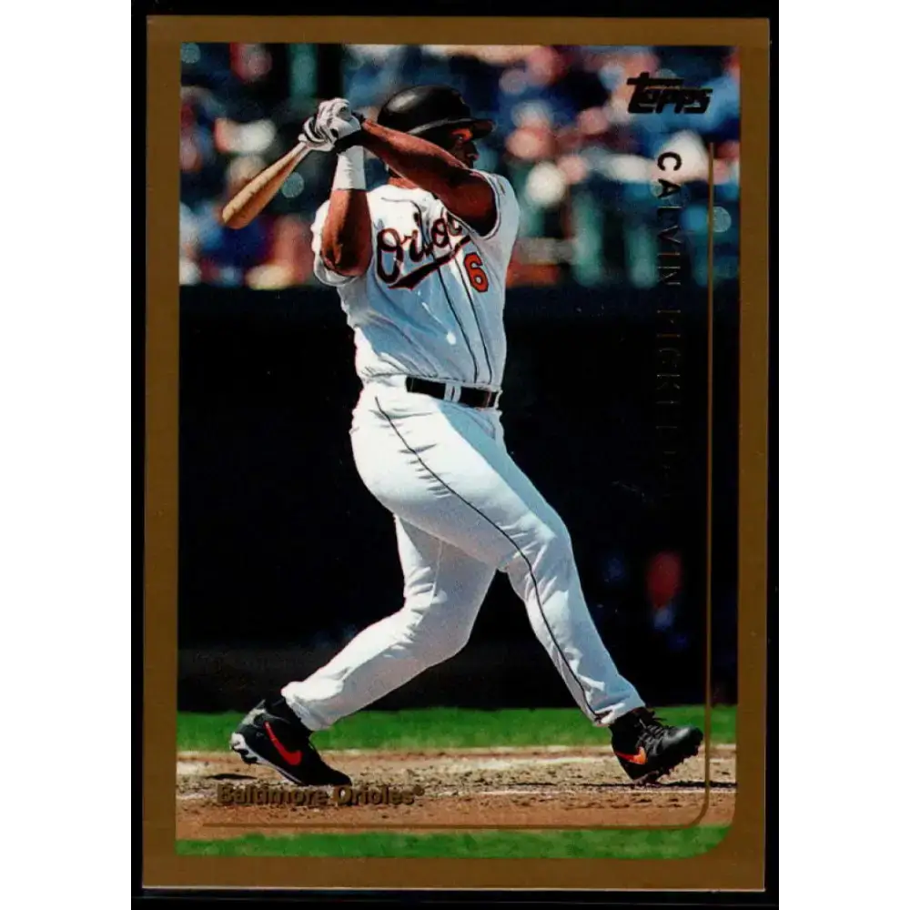 1999 Topps #382 Calvin Pickering NM-MT Baltimore Orioles Baseball Card - Baseball Card Single
