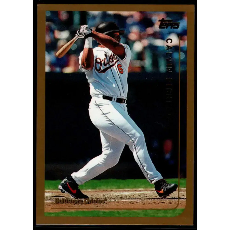 1999 Topps #382 Calvin Pickering NM-MT Baltimore Orioles Baseball Card - Baseball Card Single