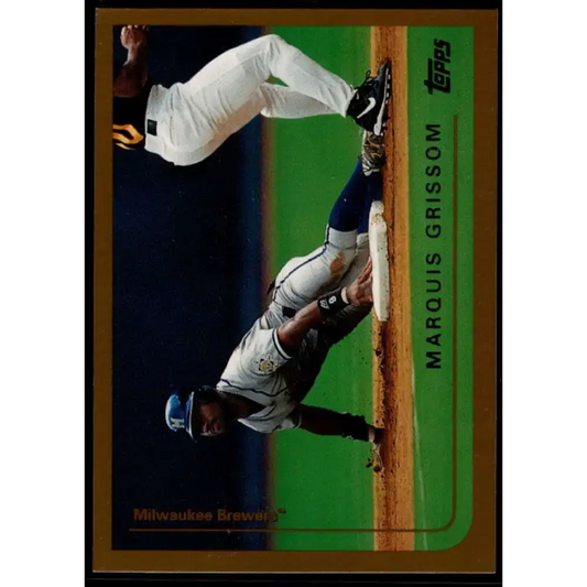 1999 Topps #383 Marquis Grissom NM-MT Milwaukee Brewers Baseball Card