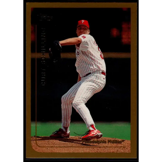 1999 Topps #385 Curt Schilling NM-MT Philadelphia Phillies Baseball Card