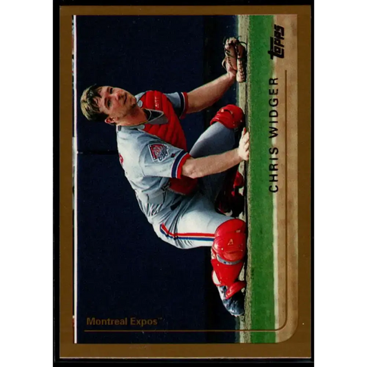 1999 Topps #387 Chris Widger NM-MT Montreal Expos Baseball Card - Baseball Card Single