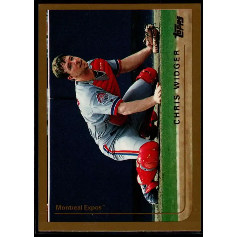 1999 Topps #387 Chris Widger NM-MT Montreal Expos Baseball Card - Baseball Card Single