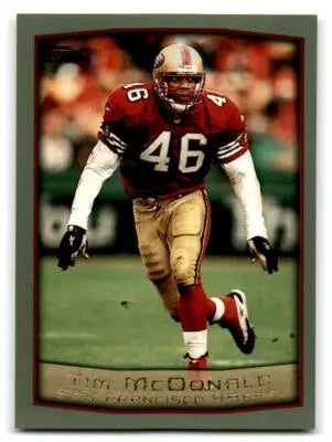 1999 Topps #39 Tim McDonald - Football Card Single