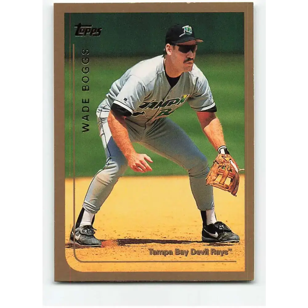 1999 Topps #398 Wade Boggs NM-MT Tampa Bay Devil Rays Baseball Card - Baseball Card Single