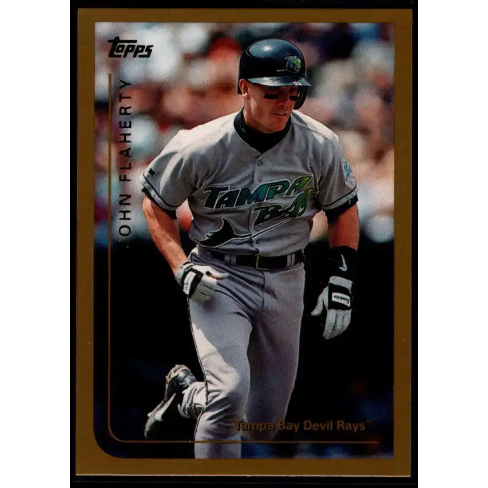 1999 Topps #4 John Flaherty NM-MT Tampa Bay Devil Rays Baseball Card - Baseball Card Single