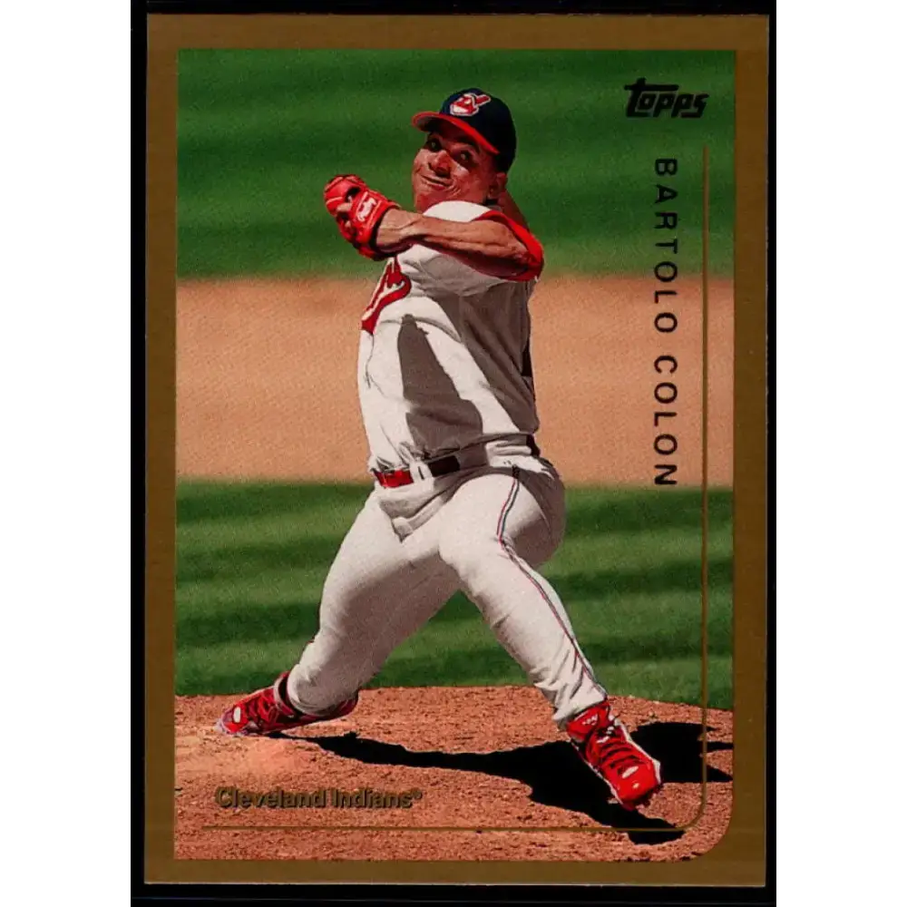 1999 Topps #40 Bartolo Colon NM-MT Cleveland Indians Baseball Card - Baseball Card Single