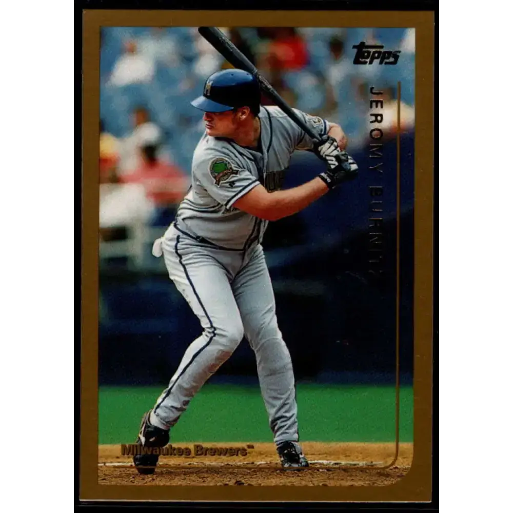 1999 Topps #401 Jeromy Burnitz NM-MT Milwaukee Brewers Baseball Card - Baseball Card Single