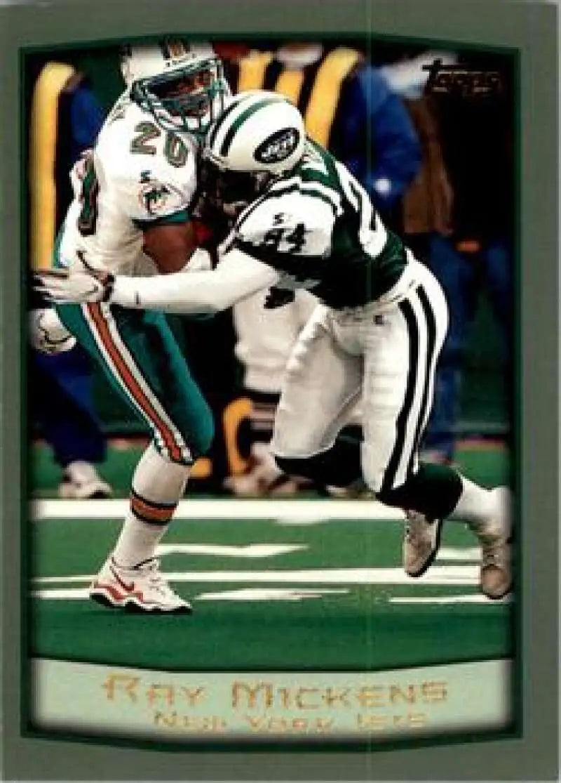 1999 Topps #41 Ray Mickens EX Excellent New York Jets Football Card - Football Card Single