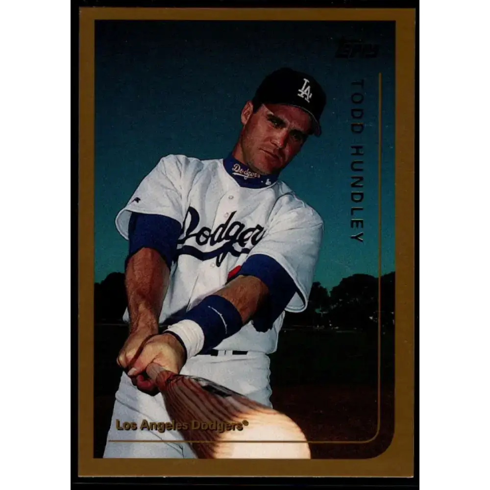 1999 Topps #412 Todd Hundley NM-MT Los Angeles Dodgers Baseball Card - Baseball Card Single