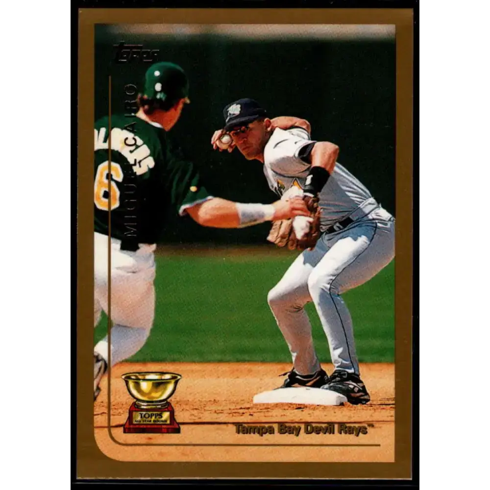 1999 Topps #417 Miguel Cairo NM-MT Tampa Bay Devil Rays Baseball Card - Baseball Card Single