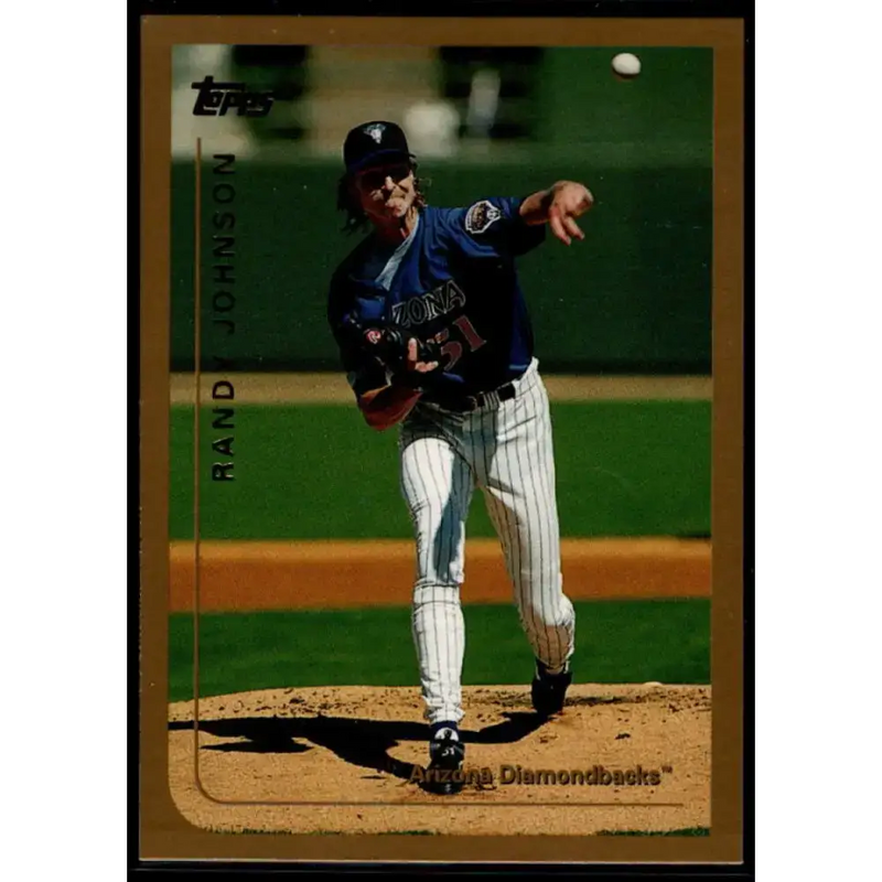 1999 Topps #418 Randy Johnson NM-MT Arizona Diamondbacks Baseball Card - Baseball Card Single