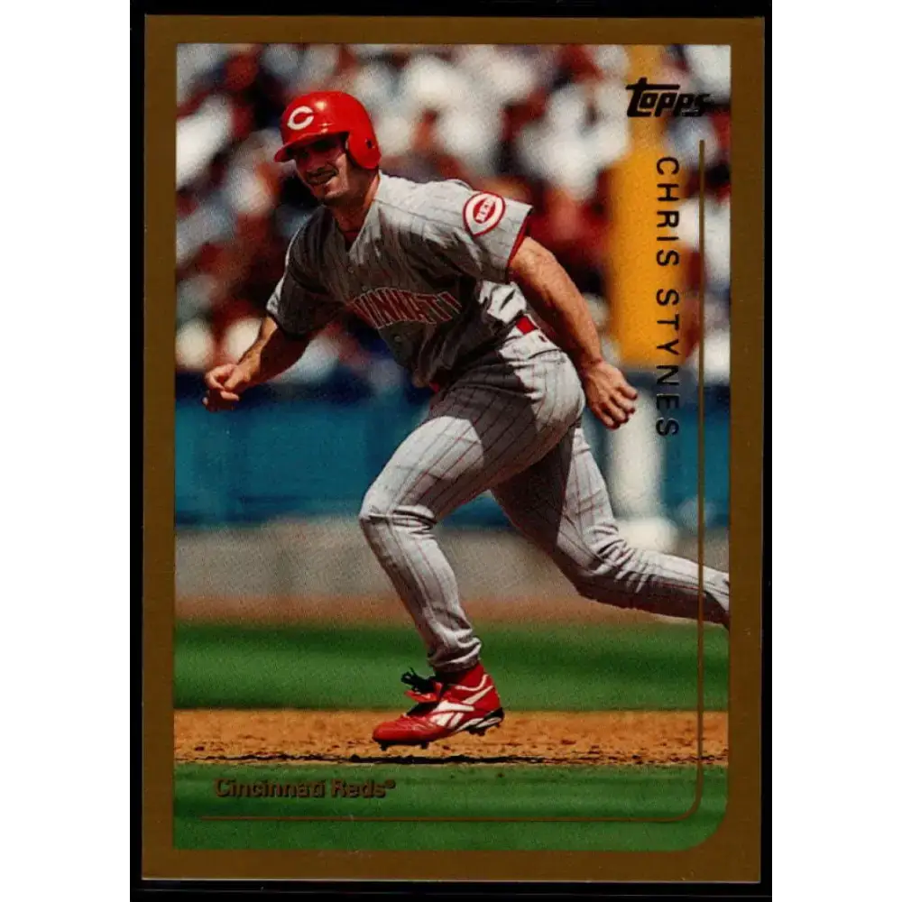 1999 Topps #42 Chris Stynes NM-MT Cincinnati Reds Baseball Card - Baseball Card Single