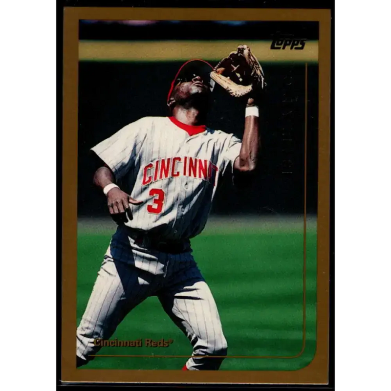 1999 Topps #424 Pokey Reese NM-MT Cincinnati Reds Baseball Card - Baseball Card Single