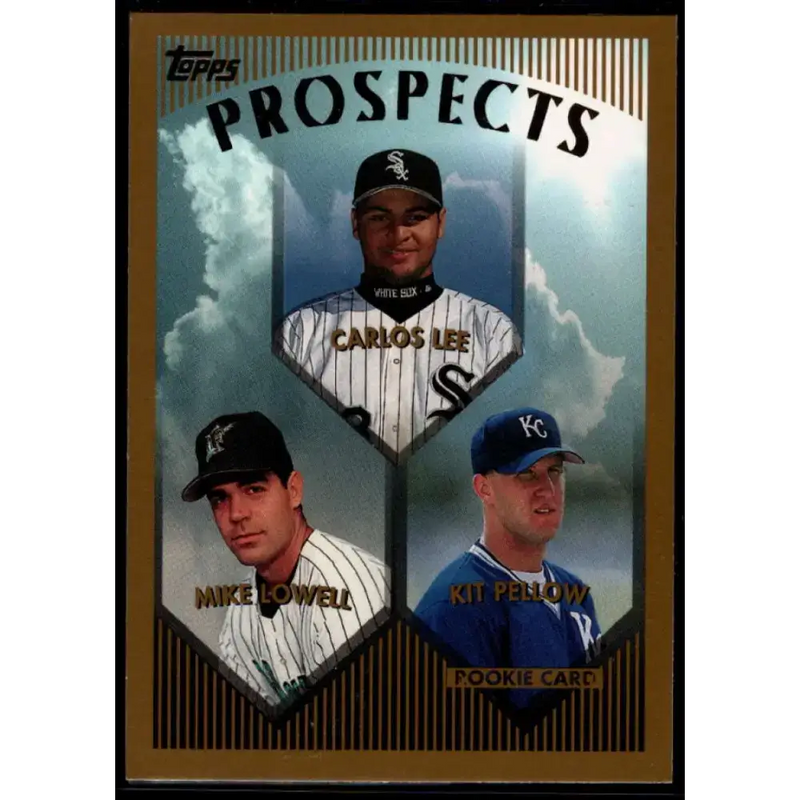 1999 Topps #425 Carlos Lee/Mike Lowell/Kit Pellow NM-MT RC Rookie Chicago White Sox/Florida Marlins/Kansas City Royals