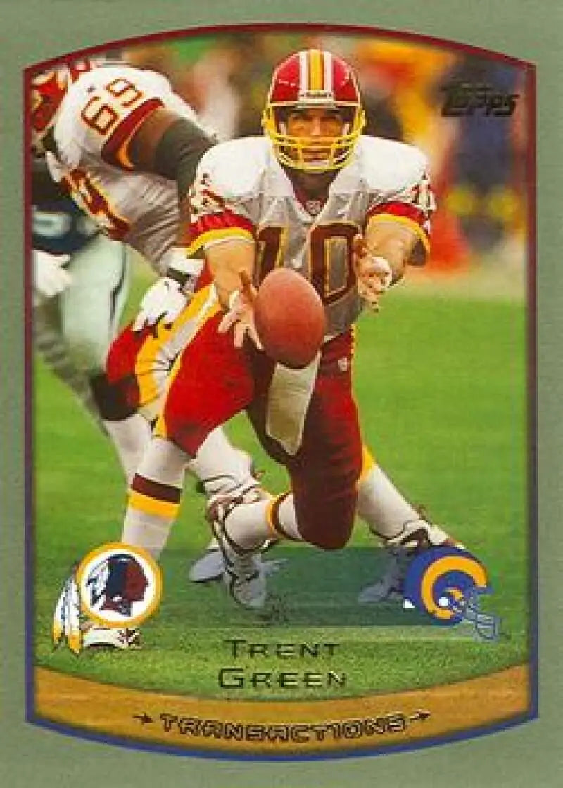 1999 Topps #43 Trent Green EX Excellent St. Louis Rams Football Card - Football Card Single