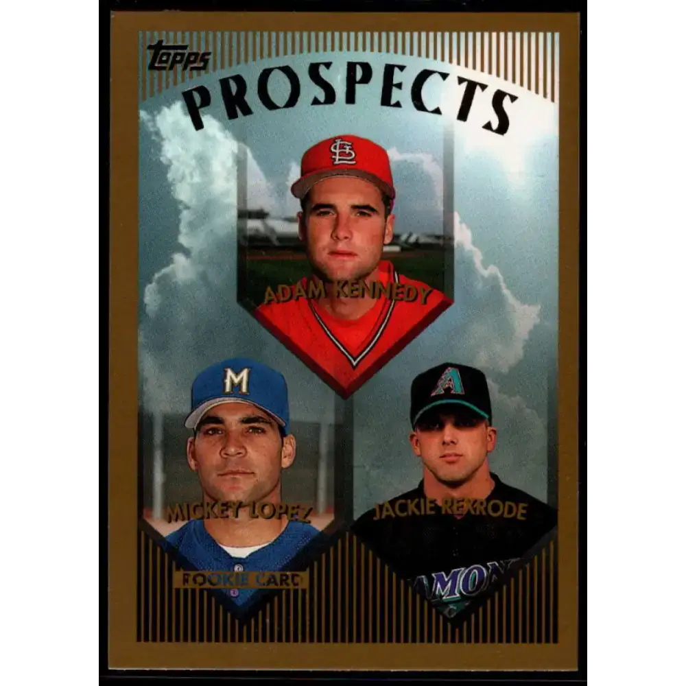 1999 Topps #433 Adam Kennedy/Mickey Lopez/Jackie Rexrode NM-MT RC Rookie St. Louis Cardinals/Milwaukee Brewers/Arizona