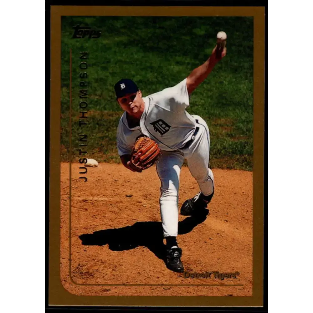1999 Topps #44 Justin Thompson NM-MT Detroit Tigers Baseball Card - Baseball Card Single