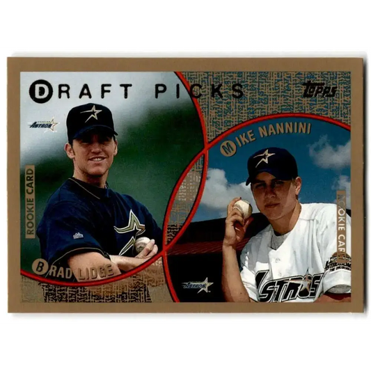 1999 Topps #441 Brad Lidge/Mike Nannini NM-MT RC Rookie Houston Astros Baseball Card