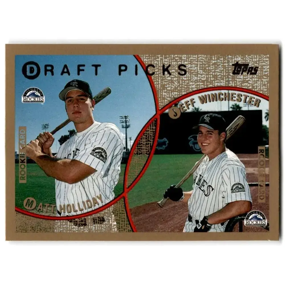1999 Topps #442 Matt Holliday/Jeff Winchester NM-MT RC Rookie Colorado Rockies Baseball Card - Baseball Card Single