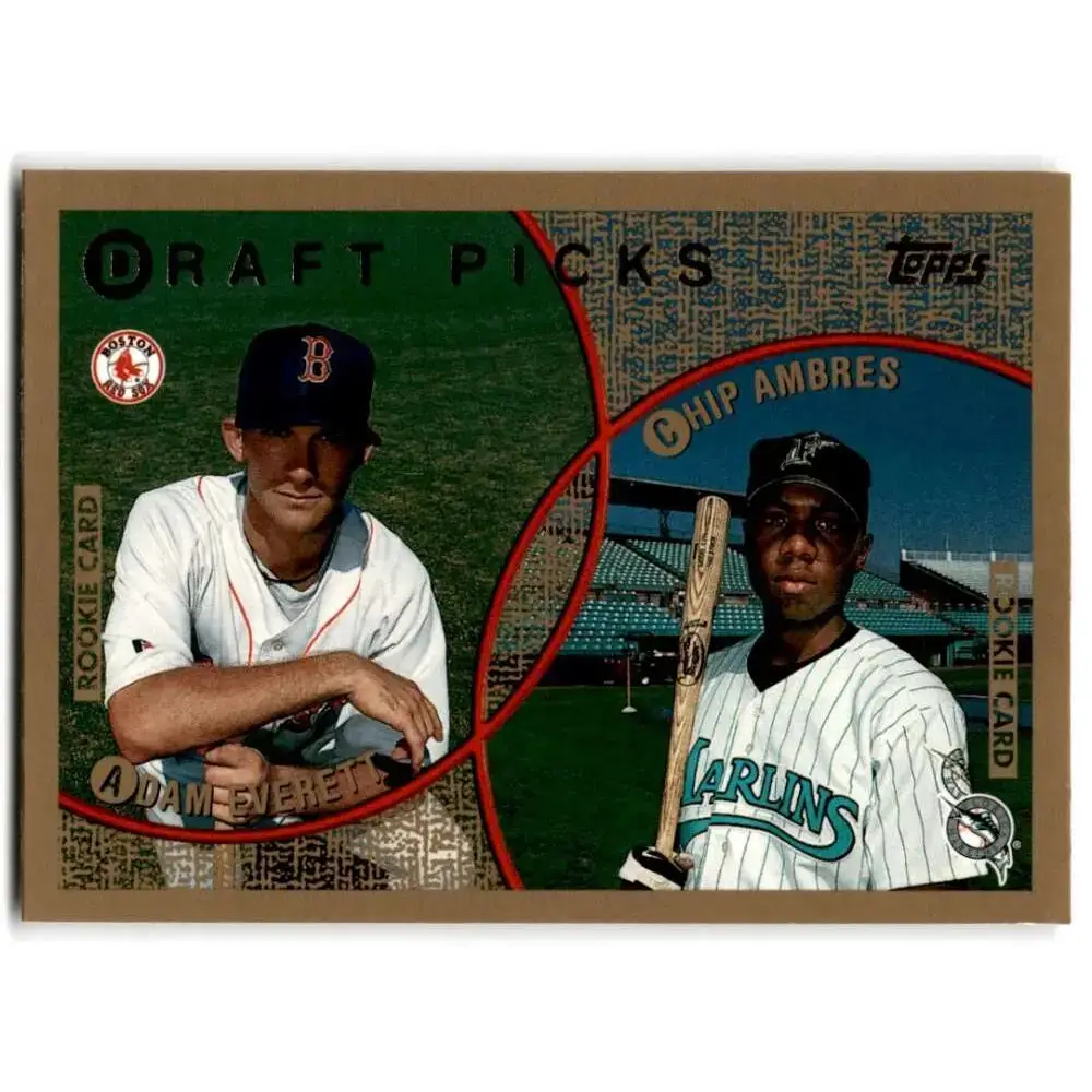 1999 Topps #443 Adam Everett/Chip Ambres NM-MT RC Rookie Boston Red Sox/Florida Marlins Baseball Card - Baseball Card