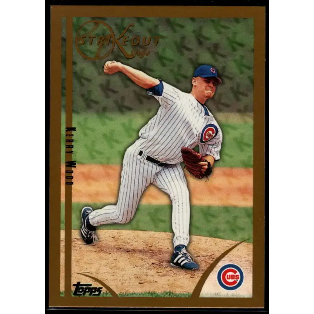 1999 Topps #446 Kerry Wood NM-MT Chicago Cubs Baseball Card - Baseball Card Single