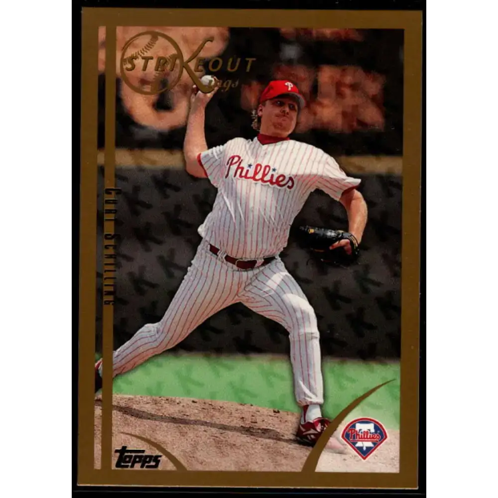 1999 Topps #447 Curt Schilling NM-MT Philadelphia Phillies Baseball Card - Baseball Card Single