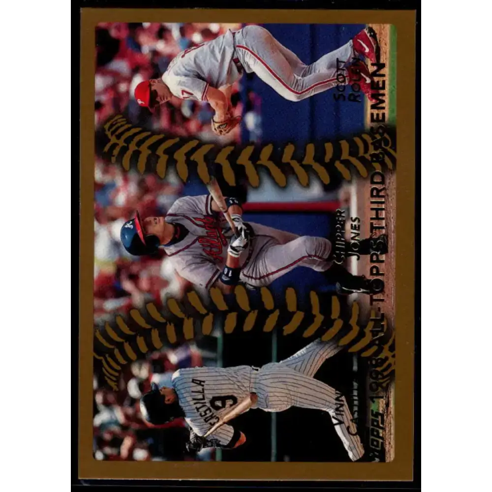 1999 Topps #453 Vinny Castilla/Chipper Jones/Scott Rolen NM-MT Colorado Rockies/Atlanta Braves/Philadelphia Phillies