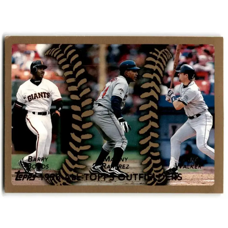 1999 Topps #455 Barry Bonds/Manny Ramirez/Larry Walker NM-MT San Francisco Giants/Cleveland Indians/Colorado Rockies