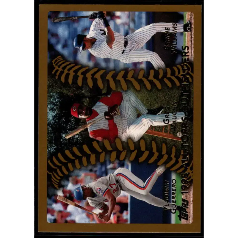 1999 Topps #458 Vladimir Guerrero/Greg Vaughn/Bernie Williams NM-MT Montreal Expos/Cincinnati Reds/New York Yankees