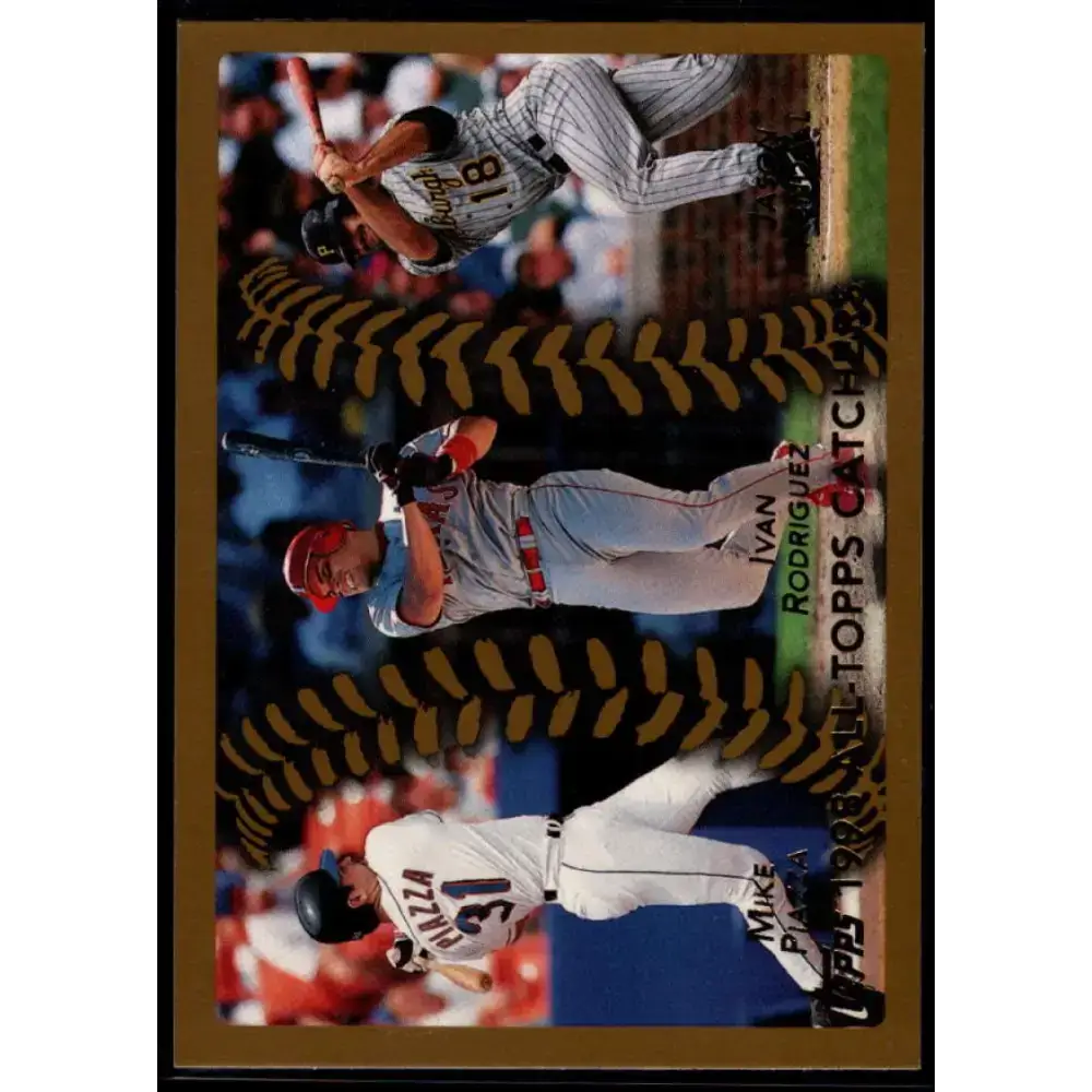 1999 Topps #459 Mike Piazza/Ivan Rodriguez/Jason Kendall NM-MT New York Mets/Texas Rangers/Pittsburgh Pirates Baseball