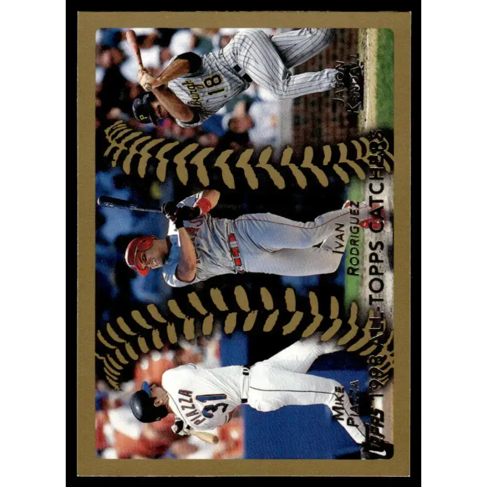 1999 Topps #459 Piazza / Rodriguez / Kendall AT Mets / Rangers / Pirates Baseball Card - Baseball Card Single