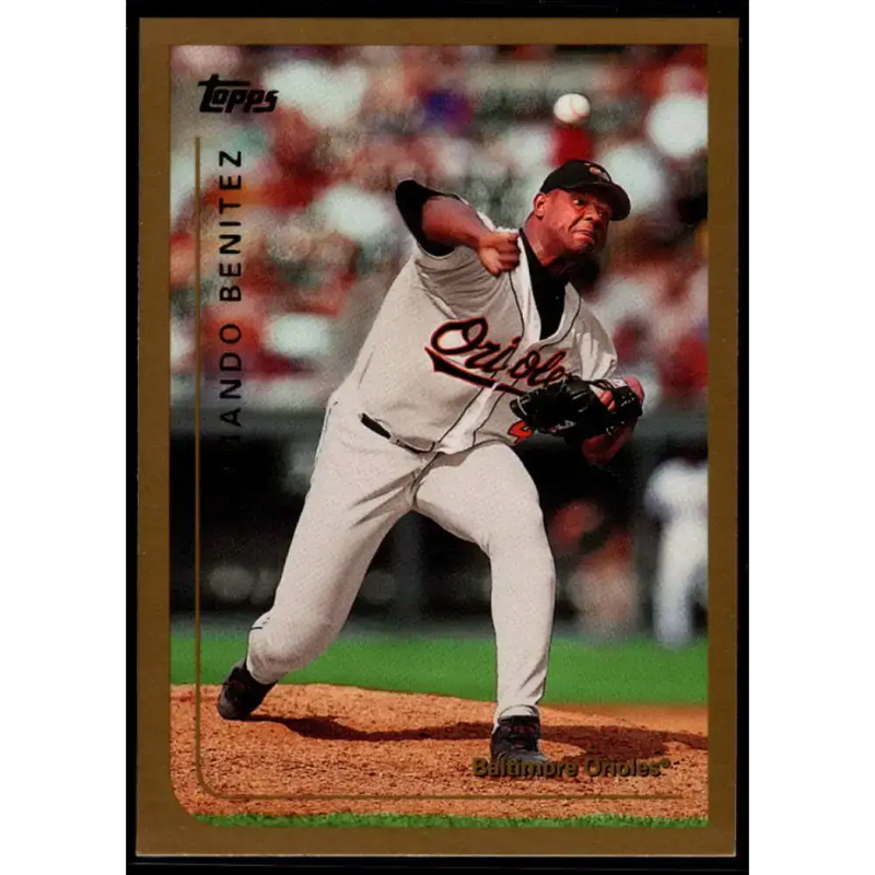 1999 Topps #46 Armando Benitez NM-MT Baltimore Orioles Baseball Card - Baseball Card Single