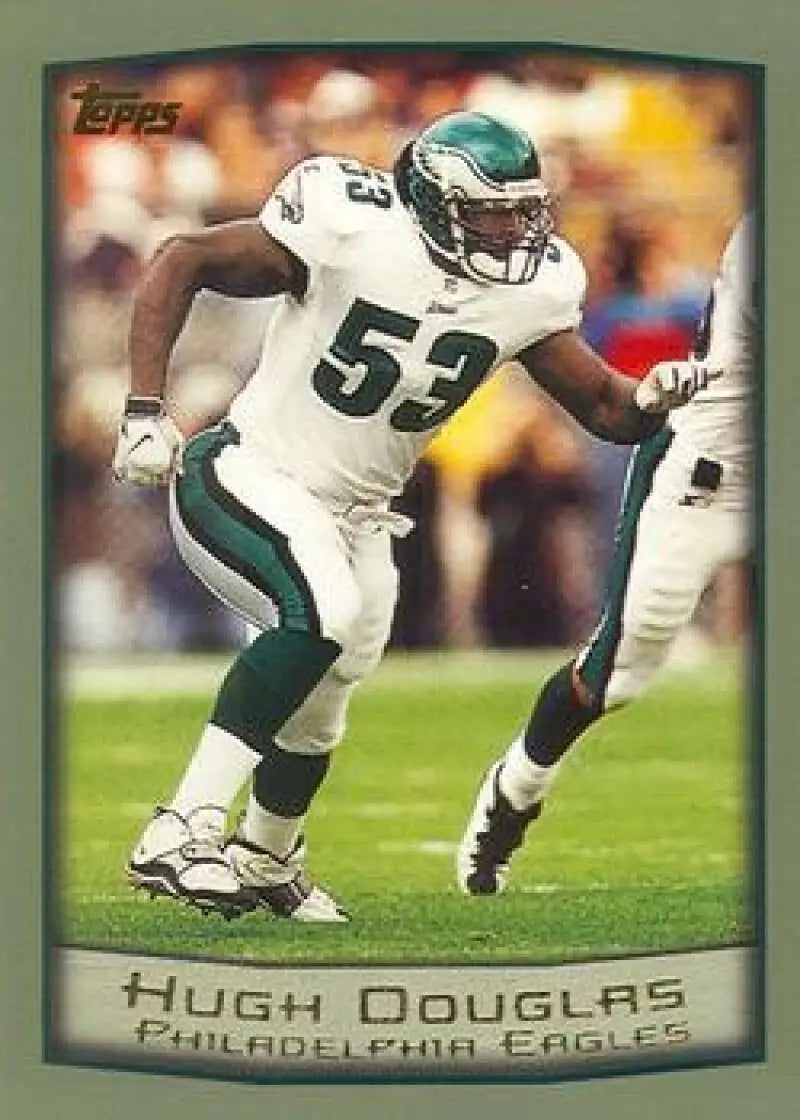1999 Topps #46 Hugh Douglas EX Excellent Philadelphia Eagles Football Card - Football Card Single