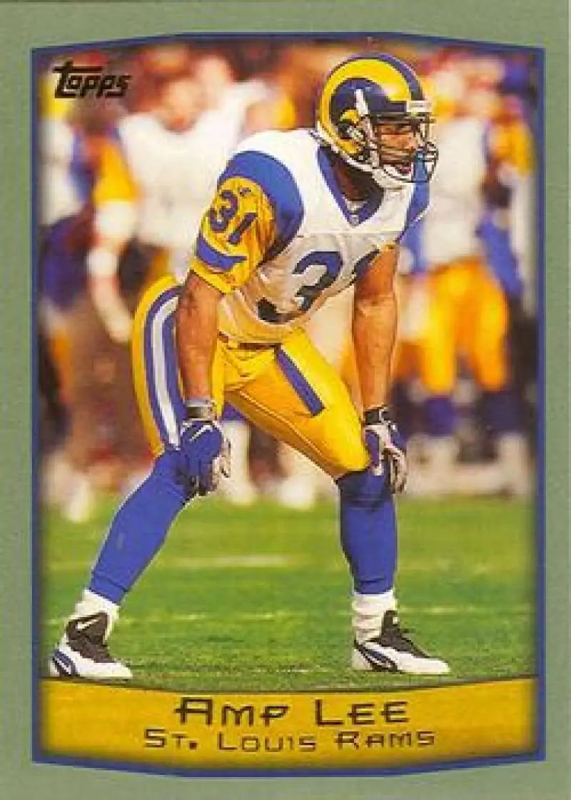 1999 Topps #47 Amp Lee EX Excellent St. Louis Rams Football Card - Football Card Single