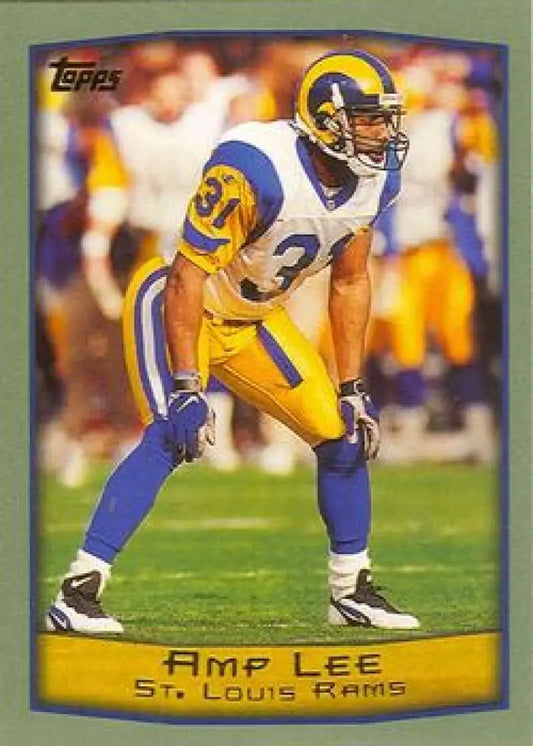 1999 Topps #47 Amp Lee EX Excellent St. Louis Rams Football Card - Football Card Single