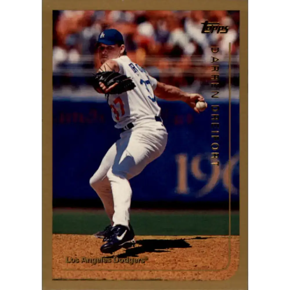 1999 Topps #49 Darren Dreifort NM-MT Los Angeles Dodgers Baseball Card - Baseball Card Single