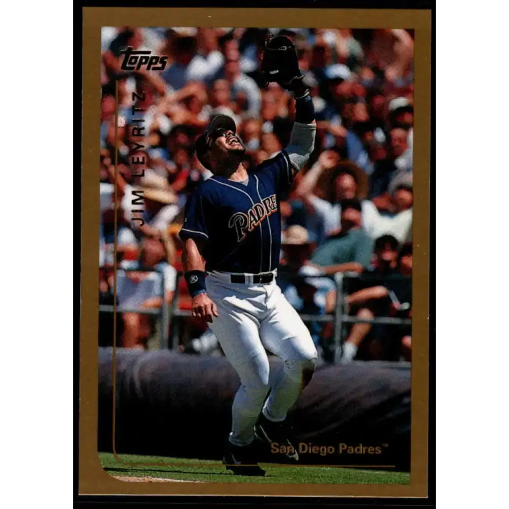 1999 Topps #5 Jim Leyritz NM-MT San Diego Padres Baseball Card - Baseball Card Single