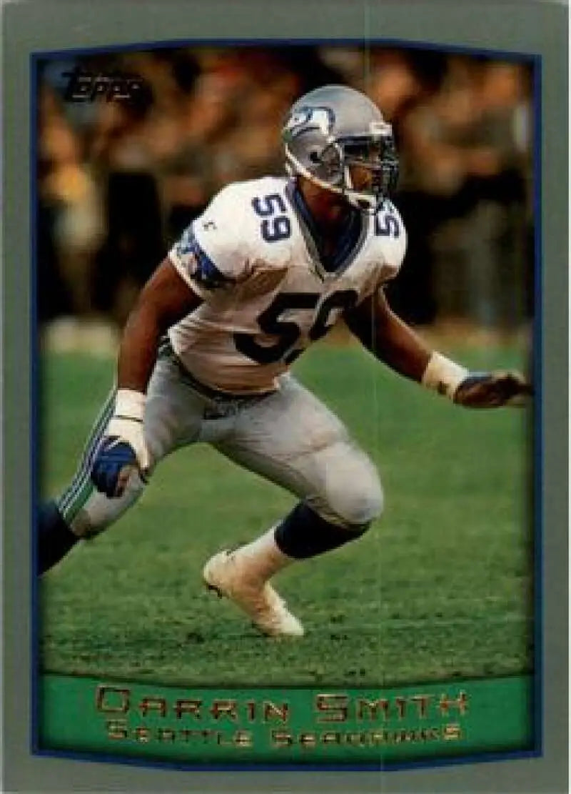 1999 Topps #53 Darrin Smith EX Excellent Seattle Seahawks Football Card - Football Card Single
