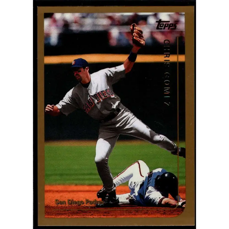 1999 Topps #54 Chris Gomez NM-MT San Diego Padres Baseball Card - Baseball Card Single