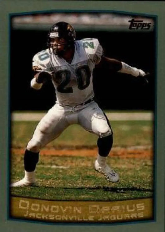 1999 Topps #54 Donovin Darius EX Excellent Jacksonville Jaguars Football Card - Football Card Single